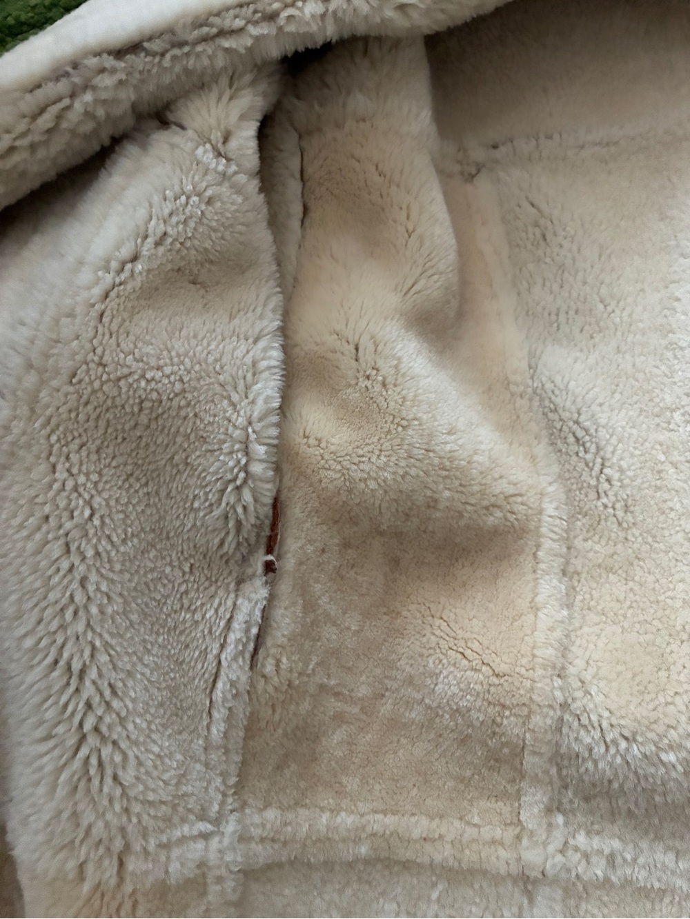 Rare! Vintage Saks Fifth Avenue Shearling Leather Coat - Picture 15 of 15